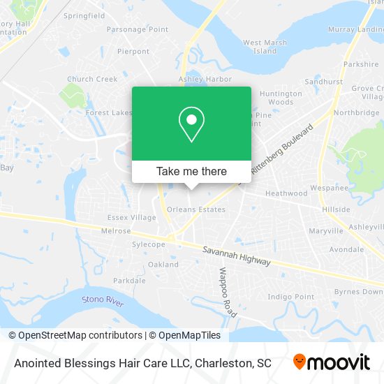 Anointed Blessings Hair Care LLC map
