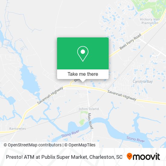 Presto! ATM at Publix Super Market map