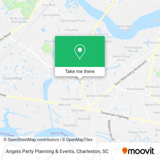 Angels Party Planning & Events map