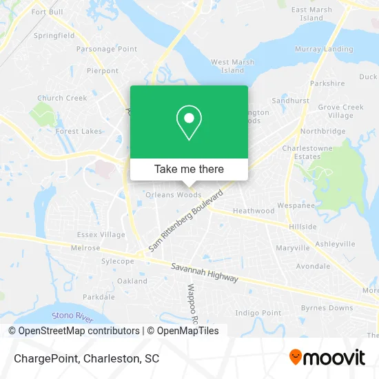 ChargePoint map