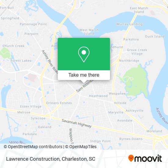 Lawrence Construction map