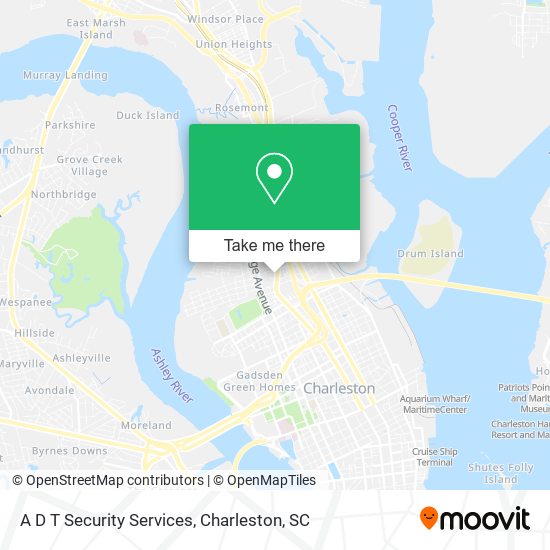 A D T Security Services map
