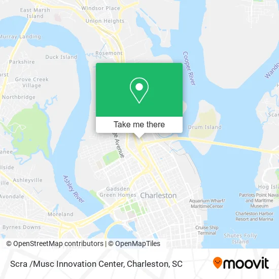 Scra /Musc Innovation Center map