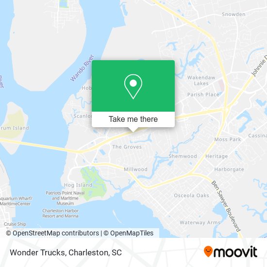 Mapa de Wonder Trucks