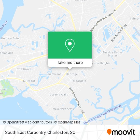 Mapa de South East Carpentry