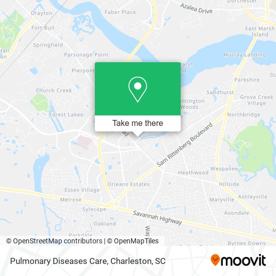 Mapa de Pulmonary Diseases Care
