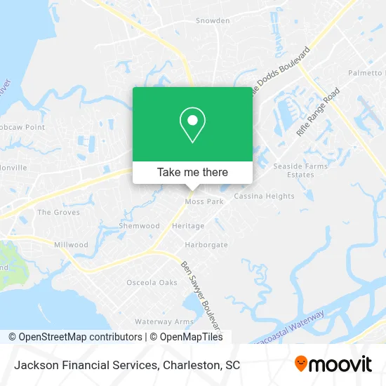 Jackson Financial Services map