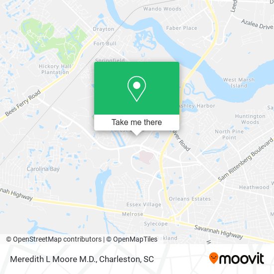 Meredith L Moore M.D. map