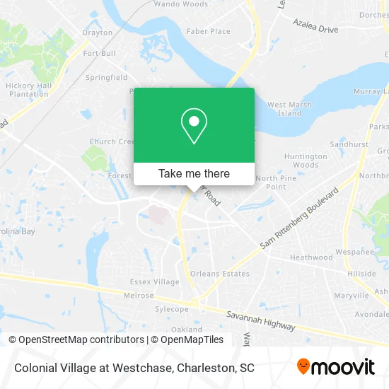 Mapa de Colonial Village at Westchase