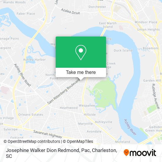 Josephine Walker Dion Redmond, Pac map