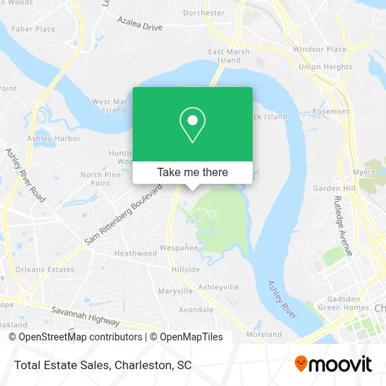 Total Estate Sales map