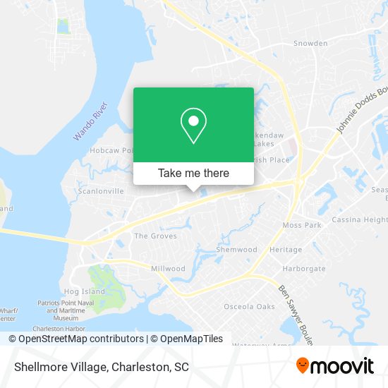 Shellmore Village map