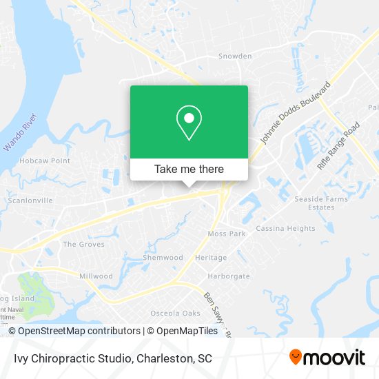 Mapa de Ivy Chiropractic Studio