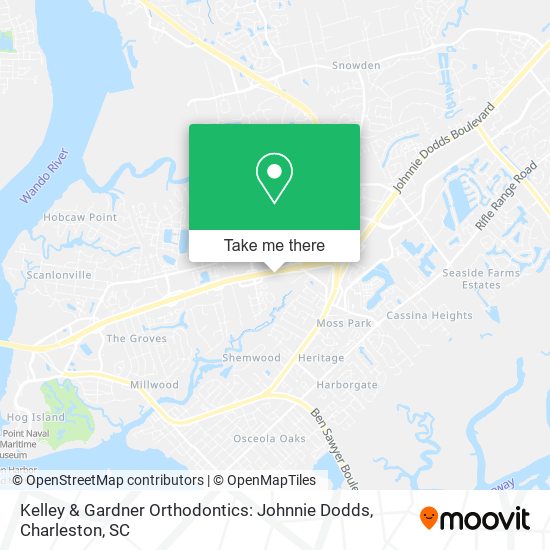 Mapa de Kelley & Gardner Orthodontics: Johnnie Dodds