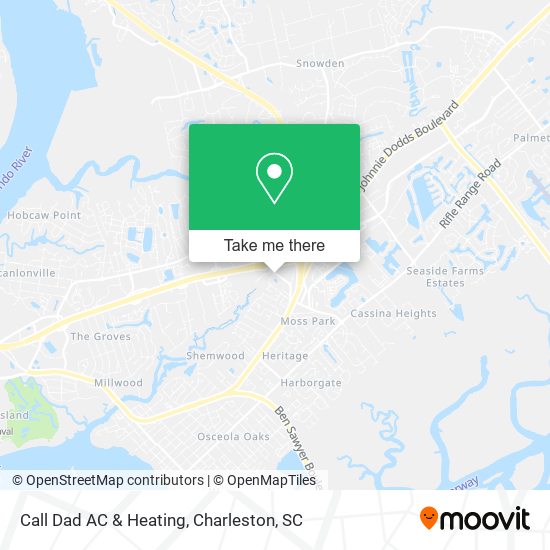 Call Dad AC & Heating map