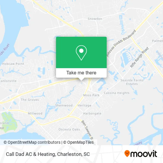 Call Dad AC & Heating map