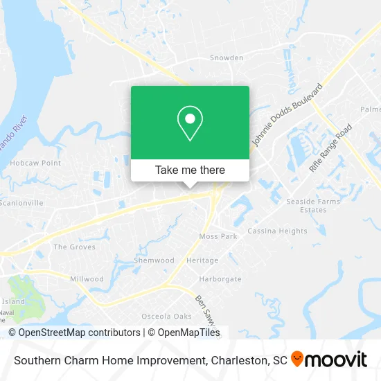 Southern Charm Home Improvement map