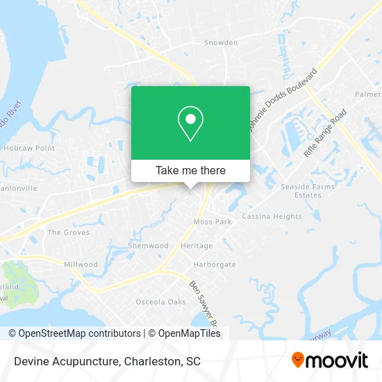 Devine Acupuncture map