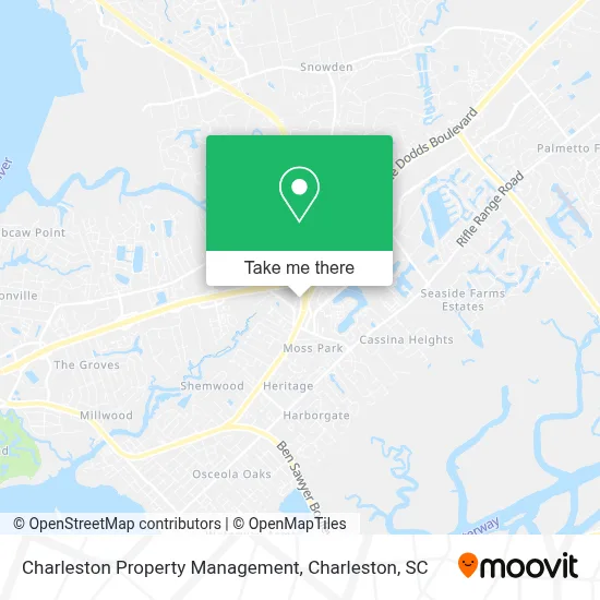 Charleston Property Management map