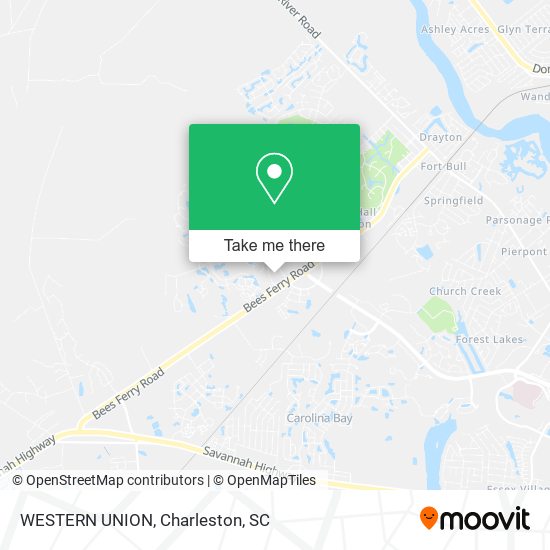 Mapa de WESTERN UNION