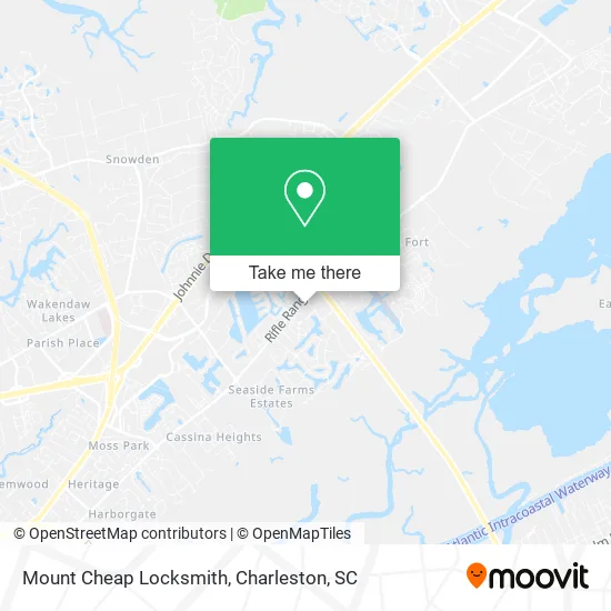 Mount Cheap Locksmith map