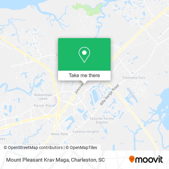 Mount Pleasant Krav Maga map
