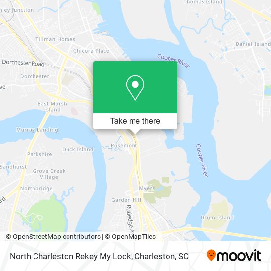 North Charleston Rekey My Lock map