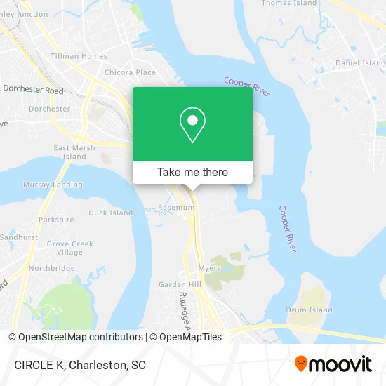 CIRCLE K map