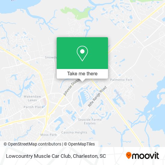 Mapa de Lowcountry Muscle Car Club