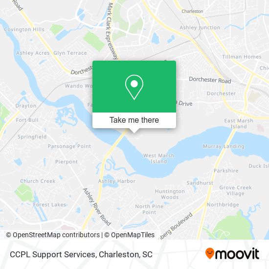 CCPL Support Services map
