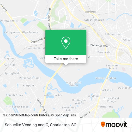 Mapa de Schuelke Vending and C