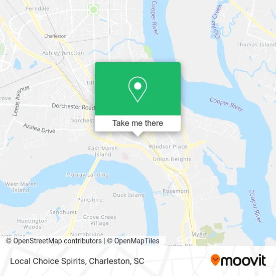 Local Choice Spirits map