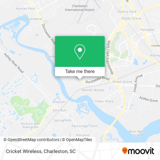 Cricket Wireless map