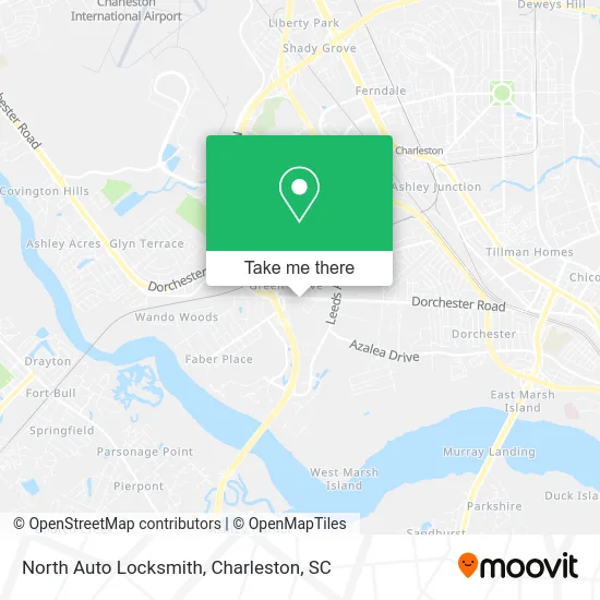 North Auto Locksmith map