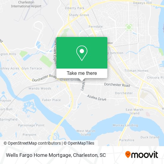Mapa de Wells Fargo Home Mortgage