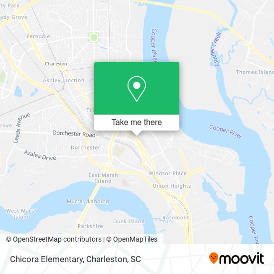 Chicora Elementary map