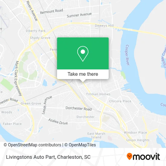 Livingstons Auto Part map