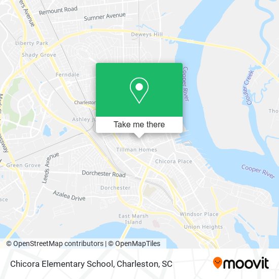 Chicora Elementary School map