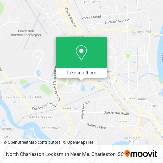 North Charleston Locksmith Near Me map