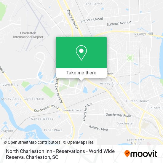 North Charleston Inn - Reservations - World Wide Reserva map