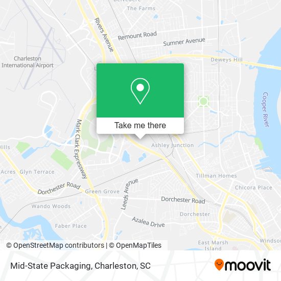 Mapa de Mid-State Packaging