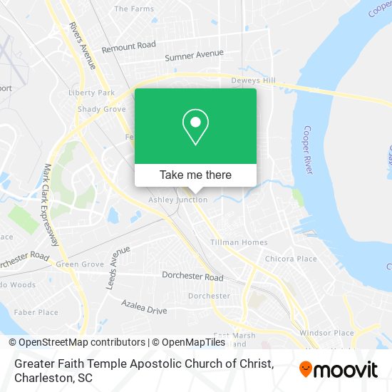 Mapa de Greater Faith Temple Apostolic Church of Christ