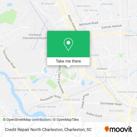 Credit Repair North Charleston map