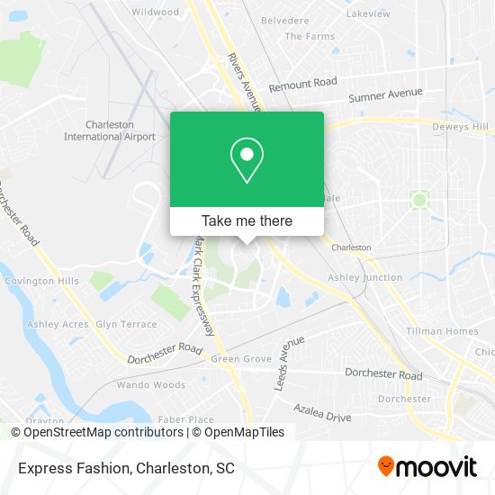 Express Fashion map