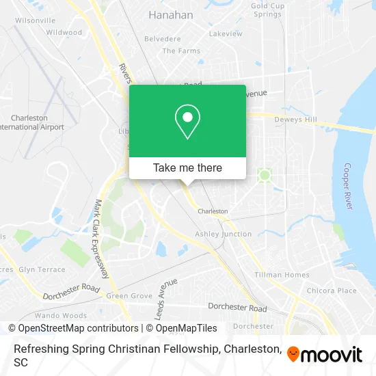 Refreshing Spring Christinan Fellowship map