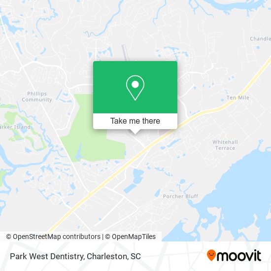 Park West Dentistry map