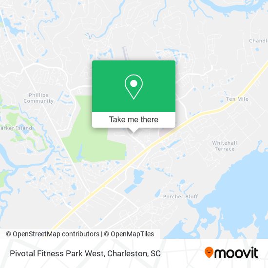 Mapa de Pivotal Fitness Park West