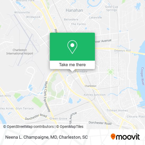 Neena L. Champaigne, MD map