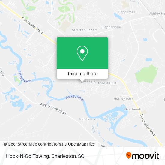 Hook-N-Go Towing map