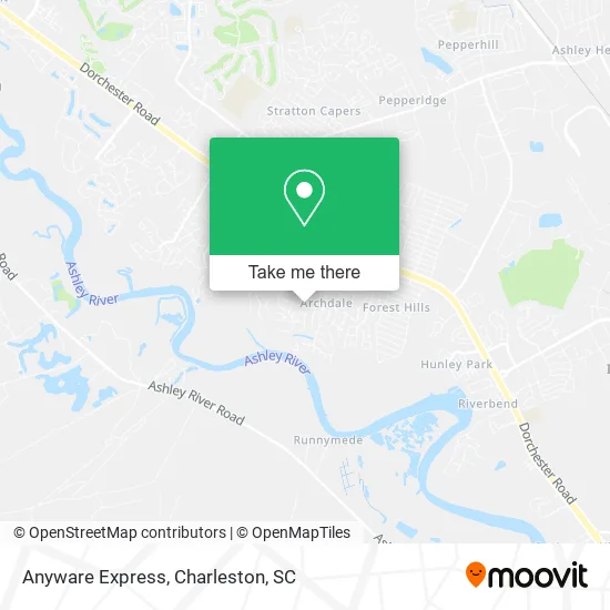 Anyware Express map